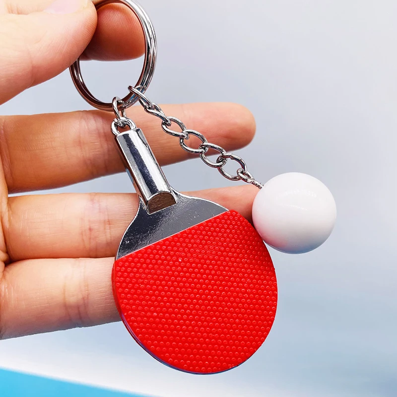 Table Tennis Olympics - 7 kleuren schattige pingpong rackets hangers