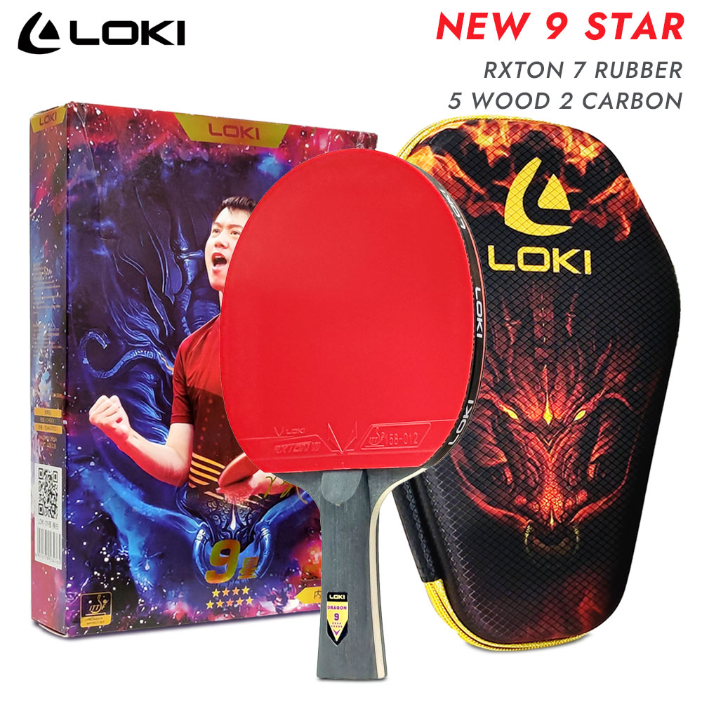Table Tennis Zhang Jike - LOKI 9-sterren tafeltennisracket gloednieuwe professionele pingpong