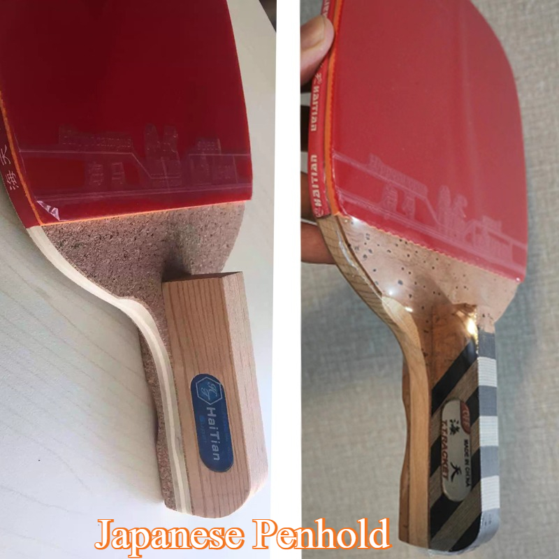 Table Tennis In Japanese - Haïtiaans Japans Penhold Tafeltennisblad 8mm/9mm Chinese