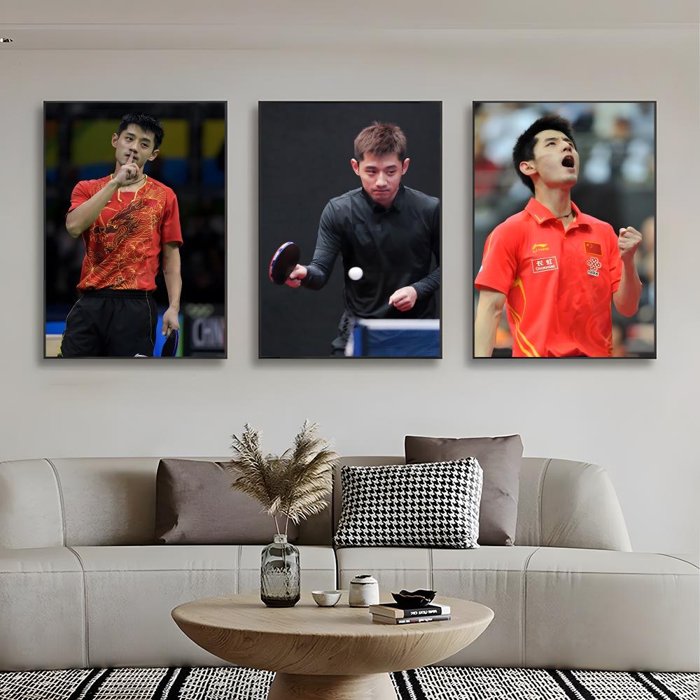 tafeltennis Zhang Jike Poster  - Table Tennis Zhang Jike recensie en prijs