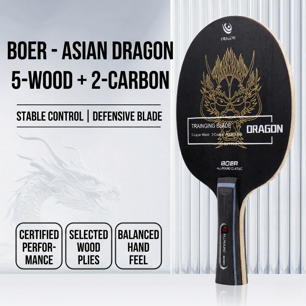 Boer Asia Dragon Tafeltennisba - Table Tennis Zhang Jike recensie en prijs